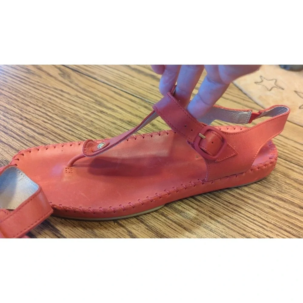 La Plume‎ Strappy Sandals Women's Size 41 US 10.5 Leather Upper Made In Italy